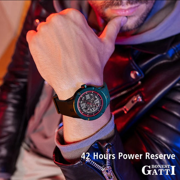 Automatic Movement Round Shaped Case Roman Numerals Luminous
