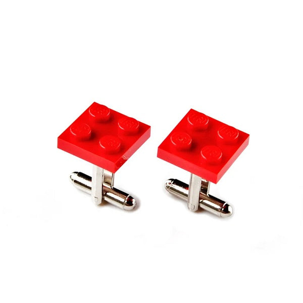 Dark Red Lego Cufflinks
