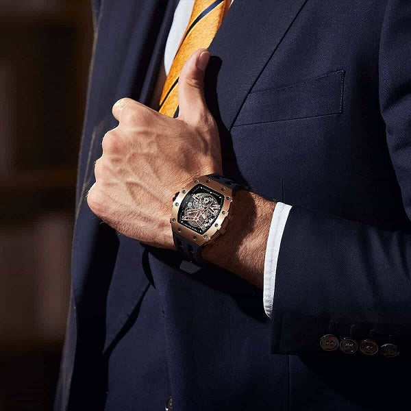 Automatic Hollow Sapphire Watch
