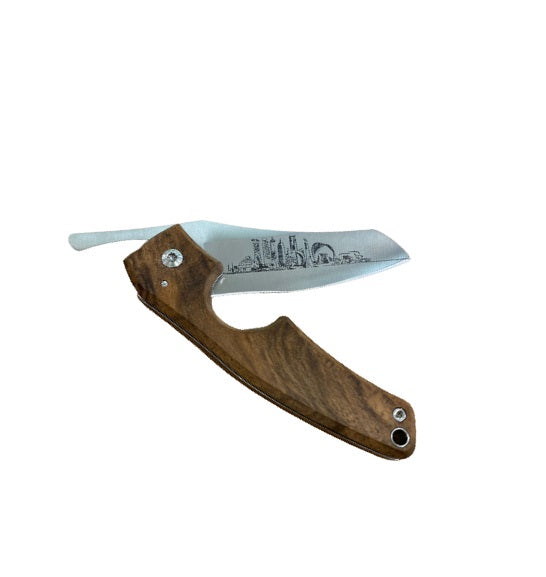 Cigar Knife Doha Editon Gunstock Walnut Handle