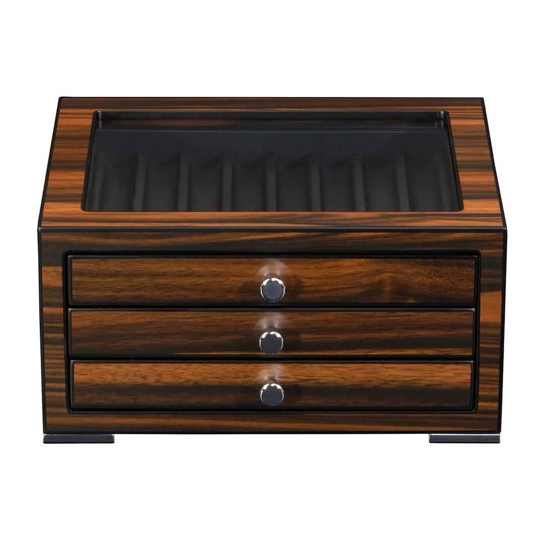 24 Slots Wooden Pen box