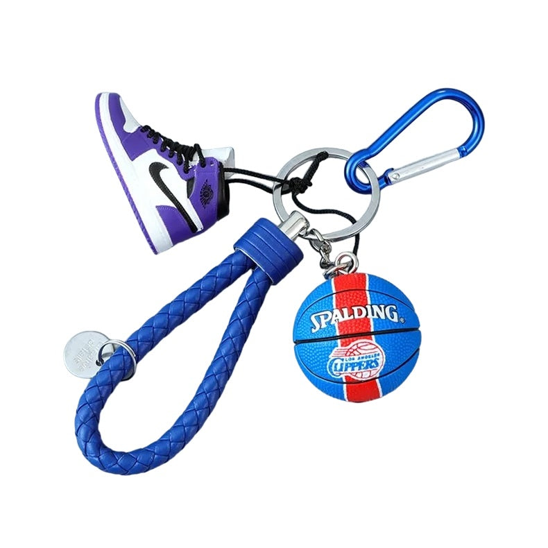 LA Clippers ball Keychain Set
