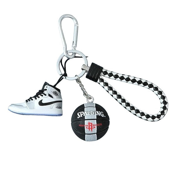 Houston Rockets Ball Keychain Set