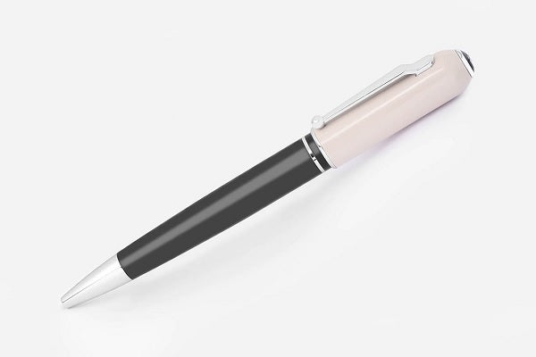 Beige Silver Pen
