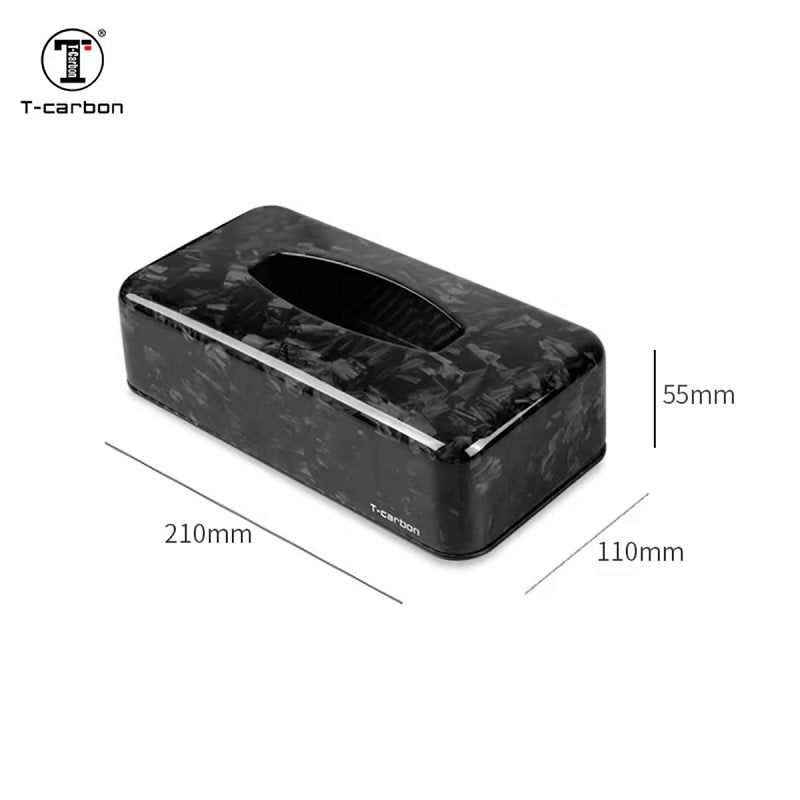 Forged Carbon Car Napkin Holder