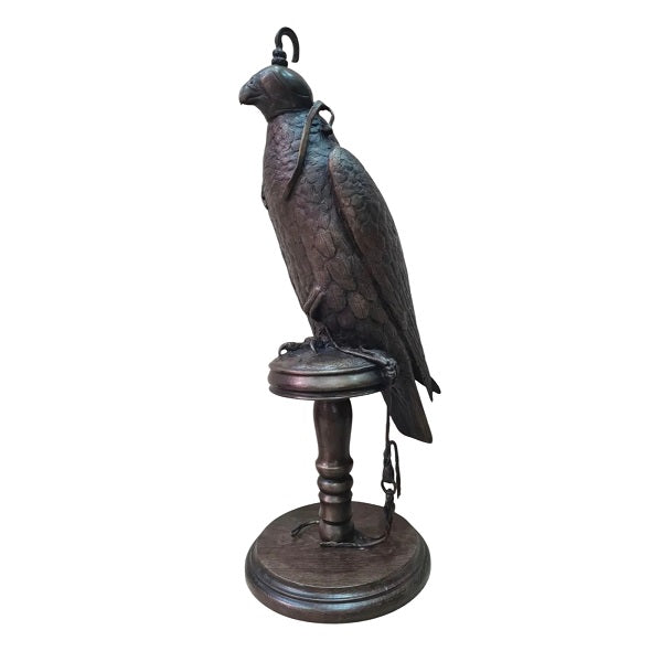 Falcon on Bench