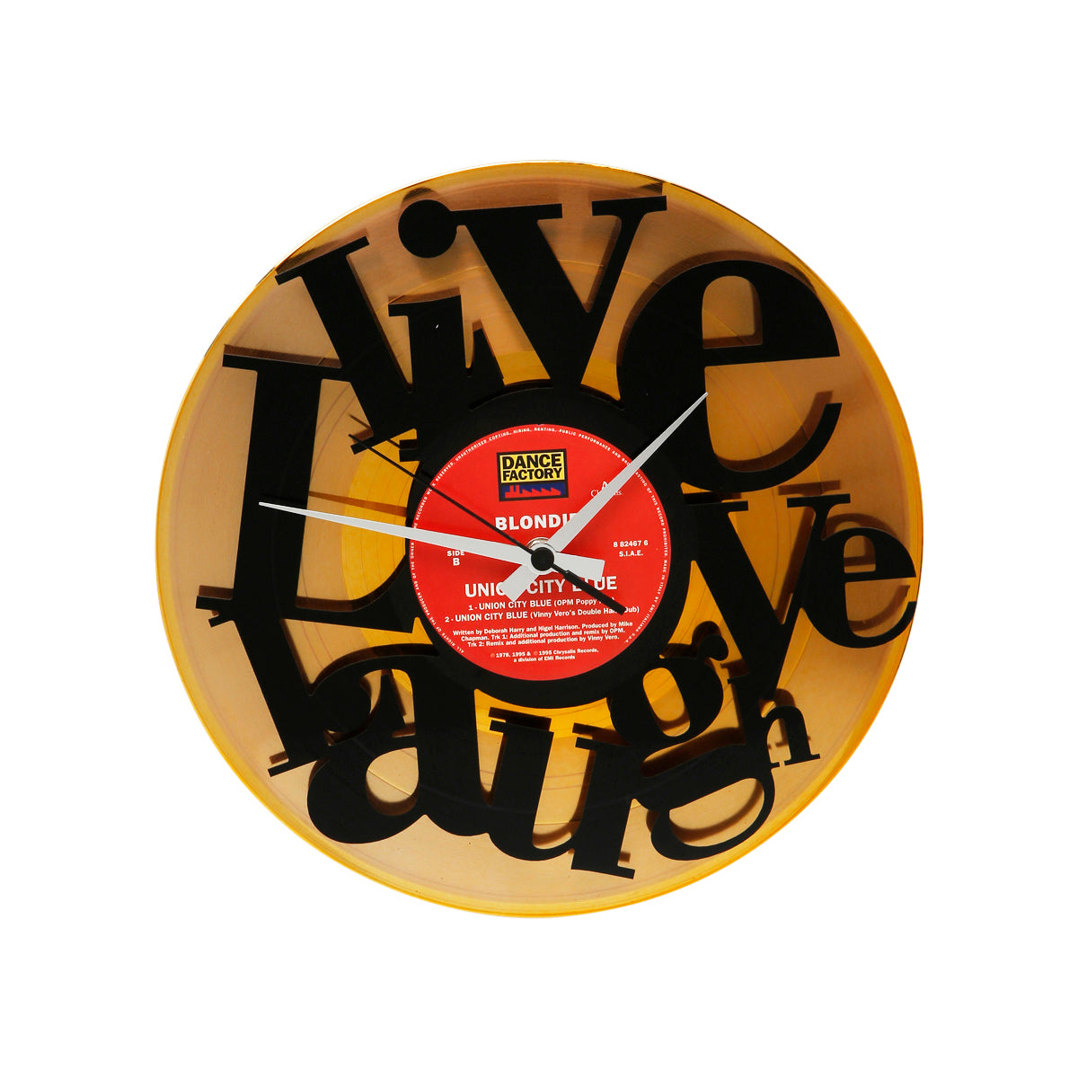 Live Love Laugh Wall Clock