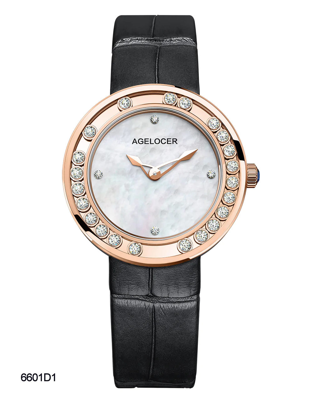 Agelocer Quartz watch Baikal white