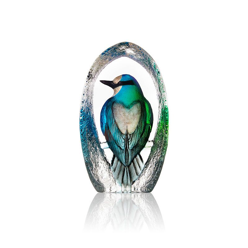 Blue Colorina Glass Decor