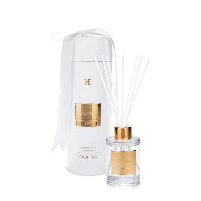 Cool Cotton Wht & Gold Diffuser