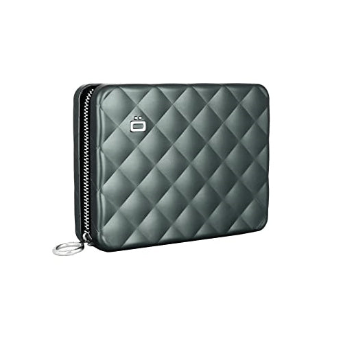 Quilted Passport Wallet - Platinum