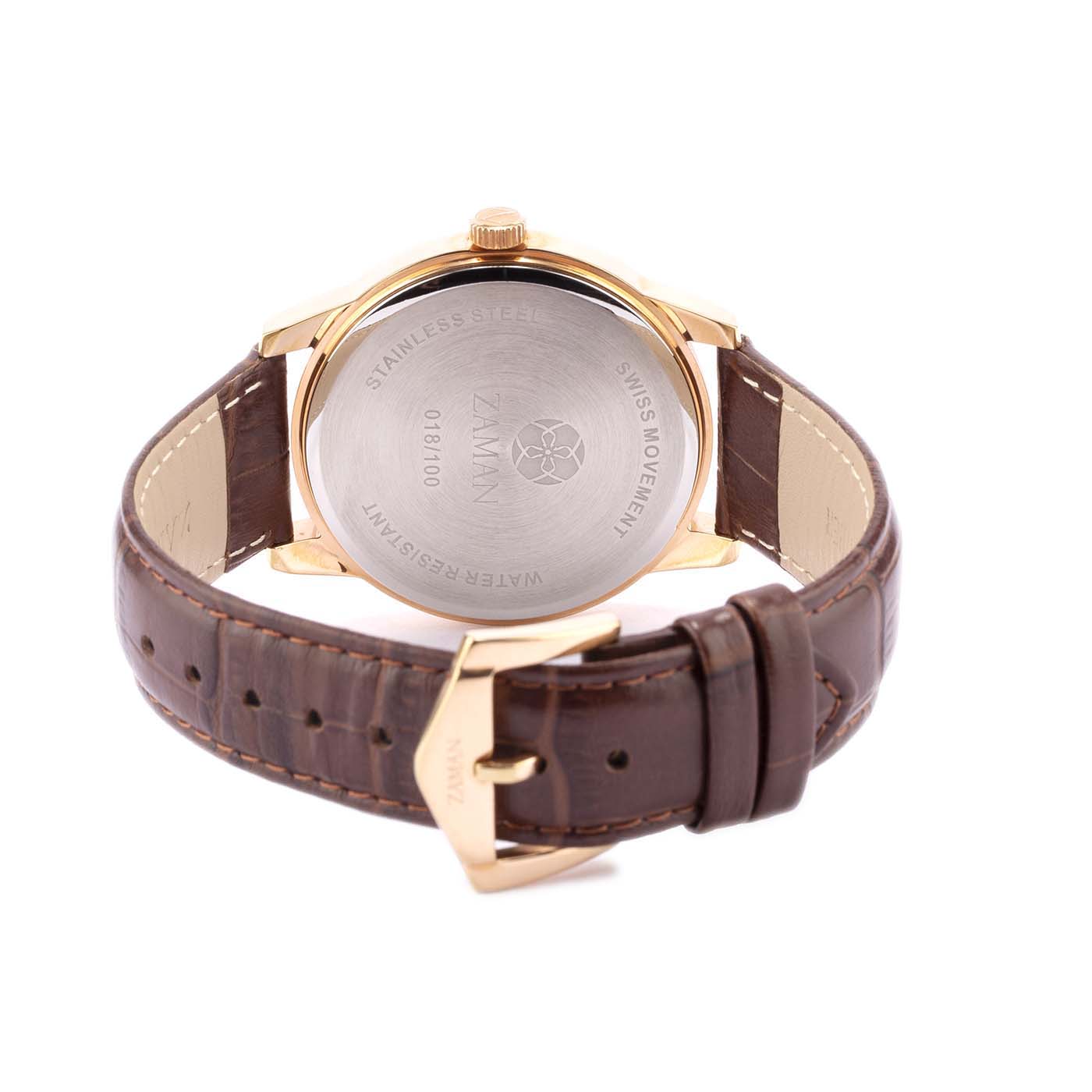 Zaman The Classic Green in Rose Gold