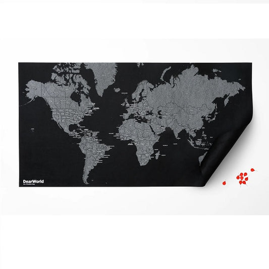 Pinnable Map By Countries (Standard)