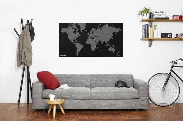 Pinnable Map By Countries (Mini)