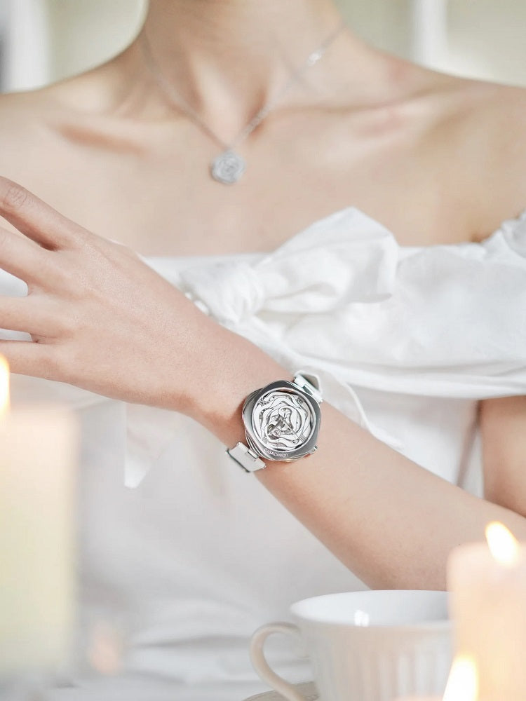 R Series Danish Rose Automatic Mechanical Skeleton Watch