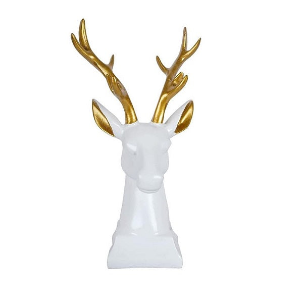 Reindeer Head Figurine