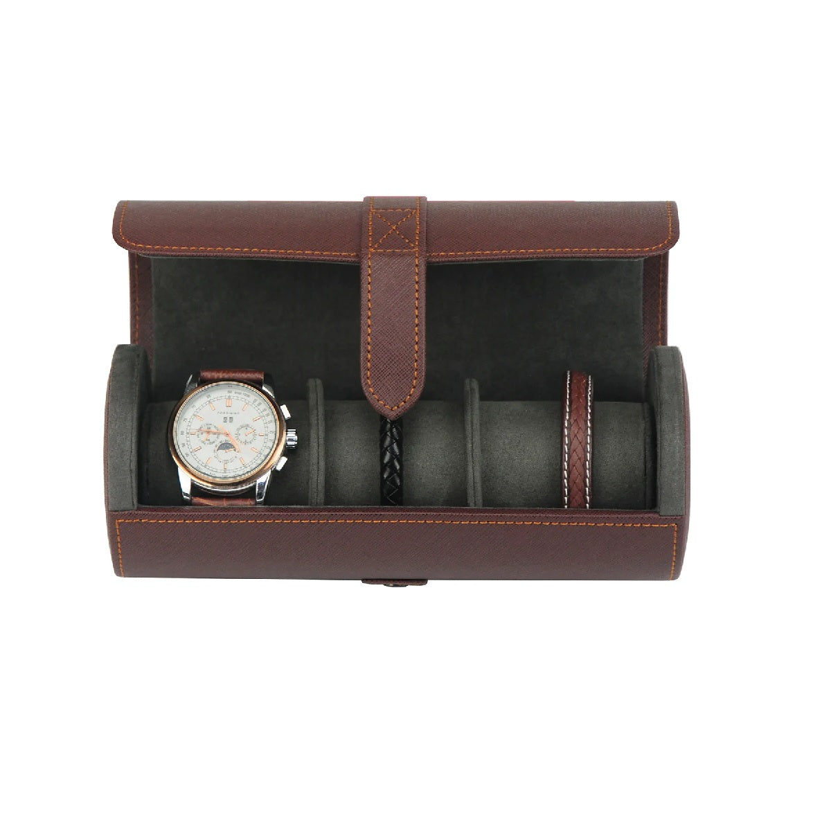 3 Slots Watch Roll Case