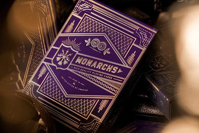 Purple Monarch Playing Cards
