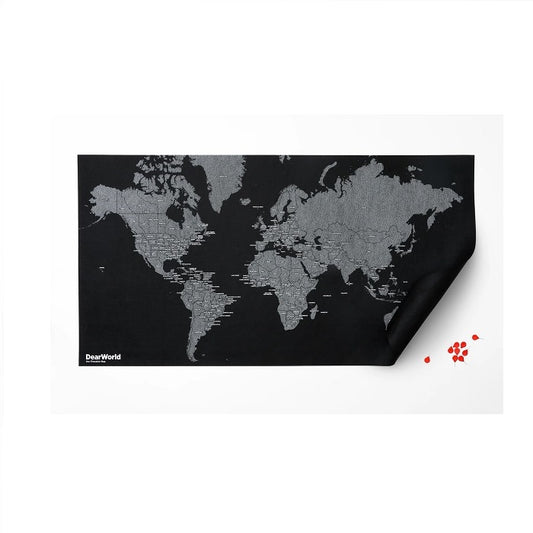 Pinnable Map By Countries (Mini)