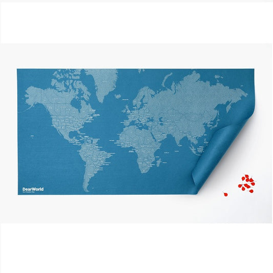 Pinnable Map By Countries (Standard)
