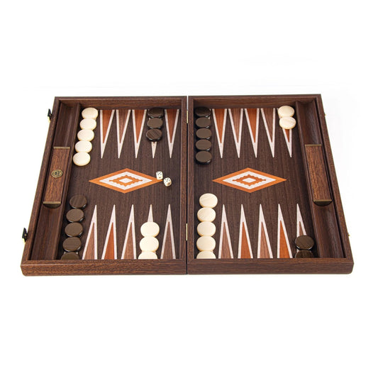 Natural Walnut Burl Backgammon