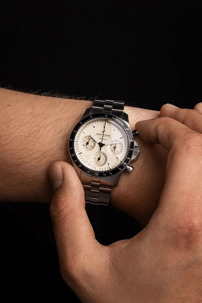1960 Racing Chronograph Steel/ Off White