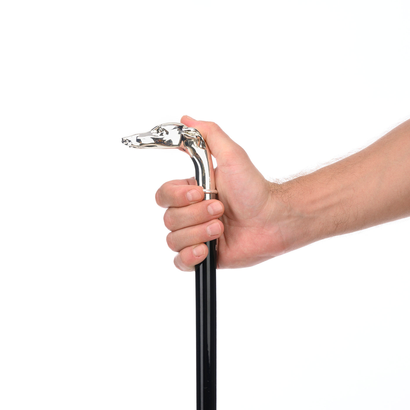 Silver Greyhound Stick