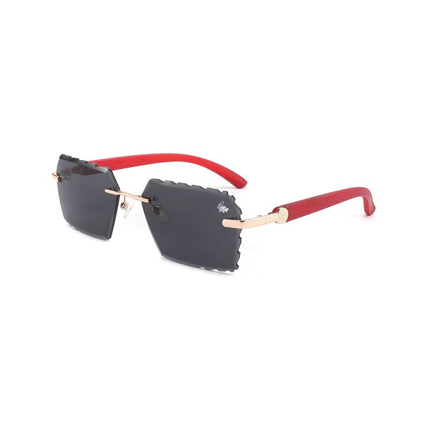Diamond Cut Kennedy Red Wood | Black