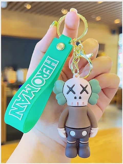 Brown Kaws Keychain