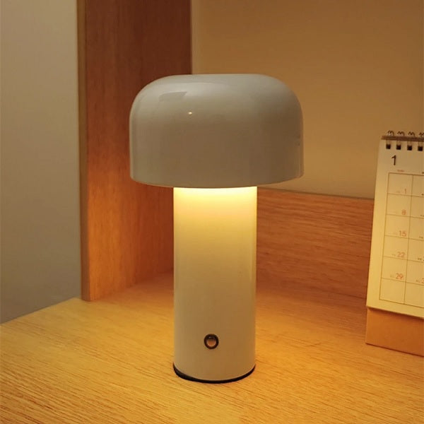 Mini Mushroom LED Desk Lamp (Gray)