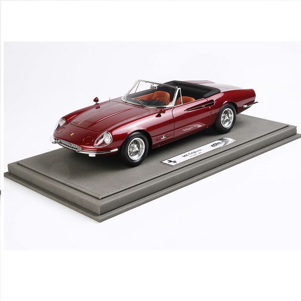 Ferrari 365 California 1966 S/N 10077 1967 rosso rubino metallizato