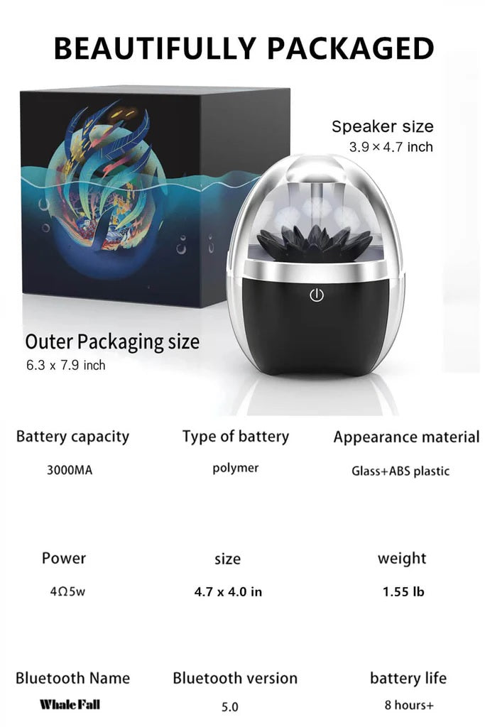 360° Panoramic Ferrofluid Speaker
