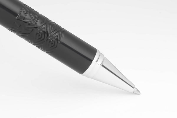 Royal Black & Silver Jazz Pen