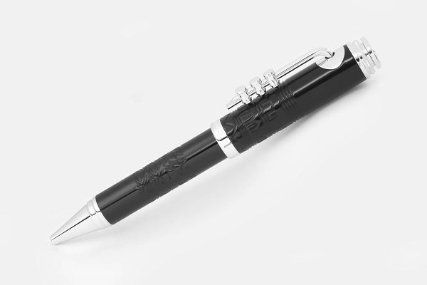 Royal Black & Silver Jazz Pen