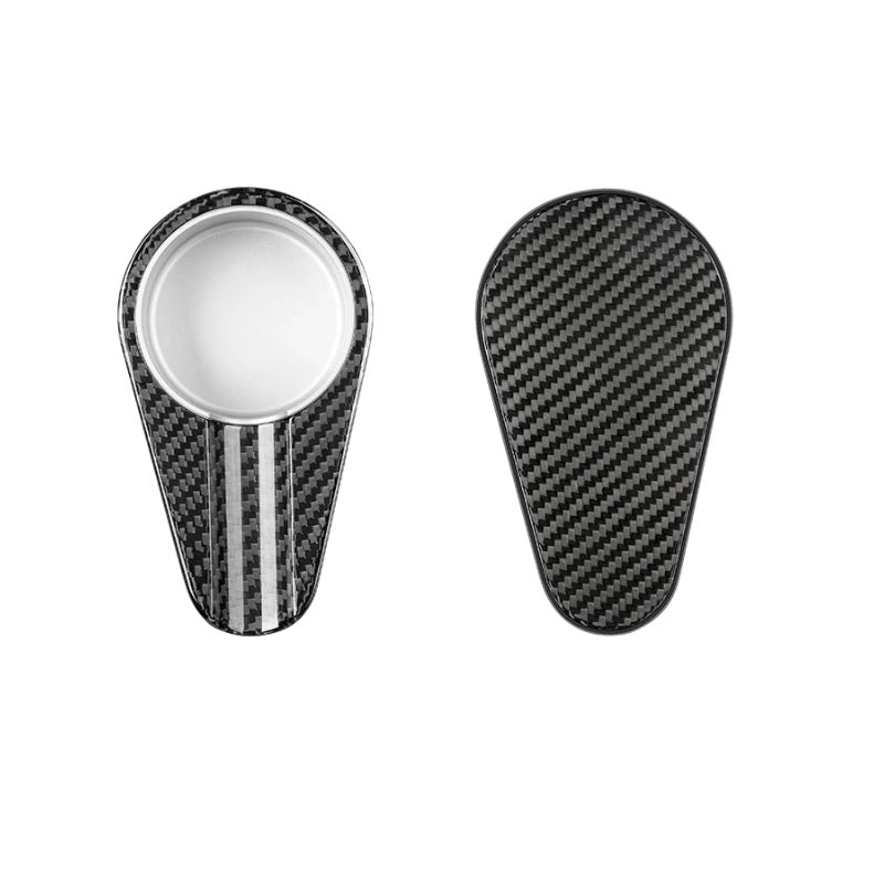 Carbon Fiber Cigar Ash Tray (Silver)