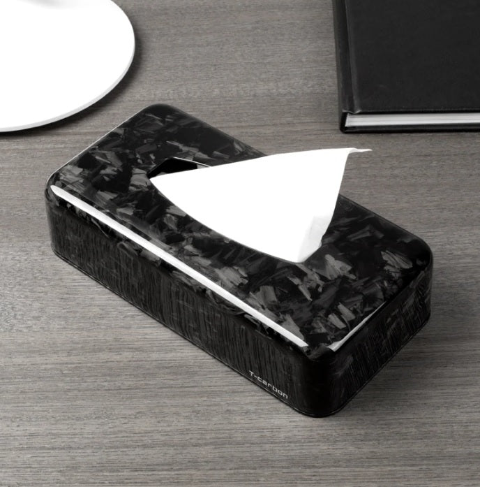 Forged Carbon Car Napkin Holder