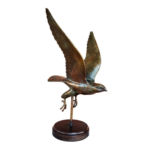 Polished Bronze Flying Eagle