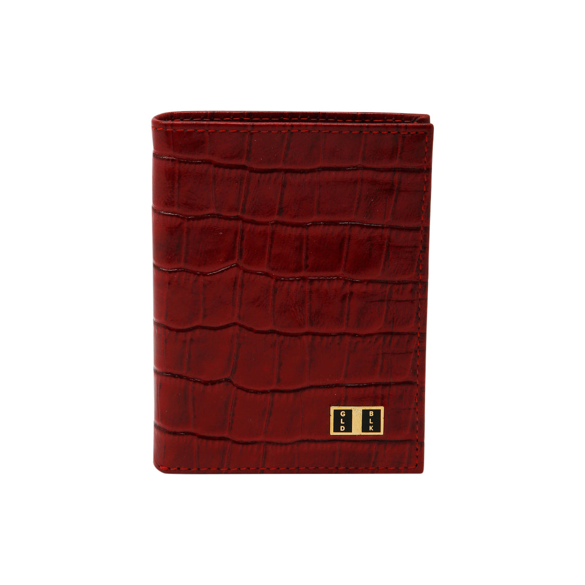 Bifold Wallet Croco Red