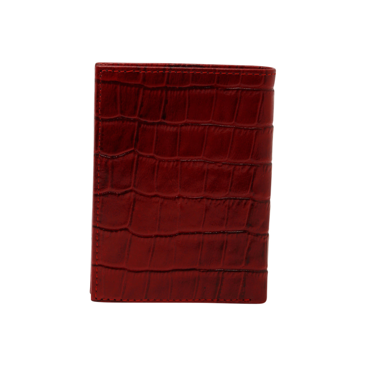 Bifold Wallet Croco Red