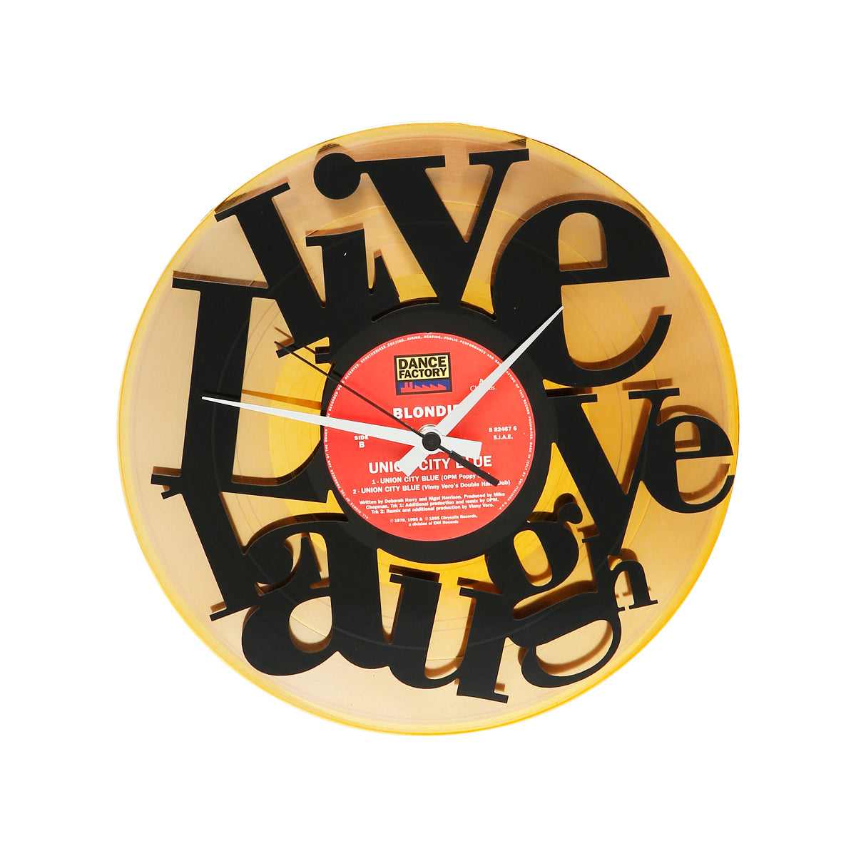 Live Love Laugh Wall Clock