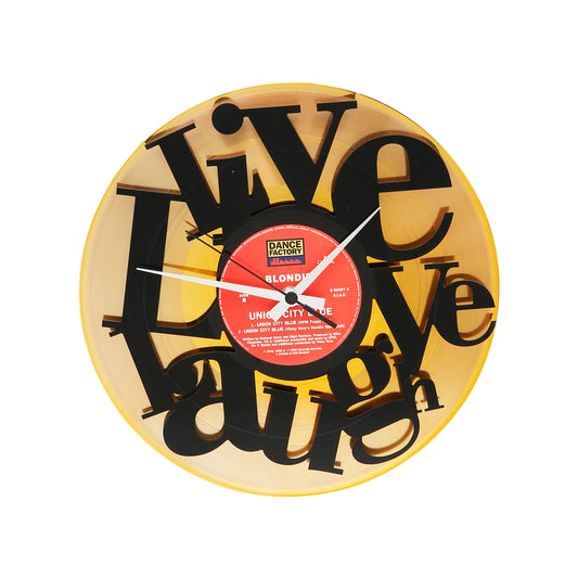 Live Love Laugh Wall Clock