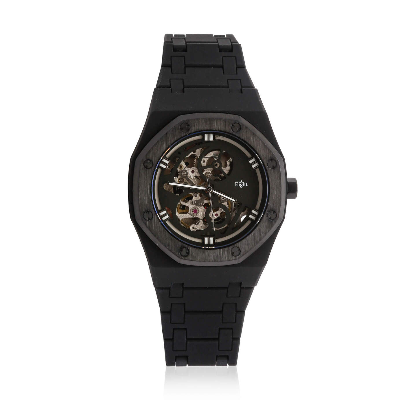 Silver Skeleton Watch