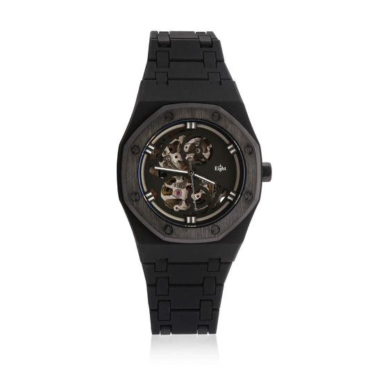 Silver Skeleton Watch