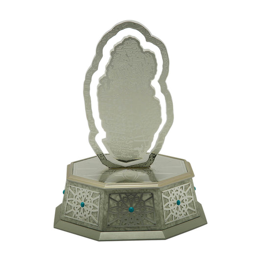 Qatar Map Trophy Silver