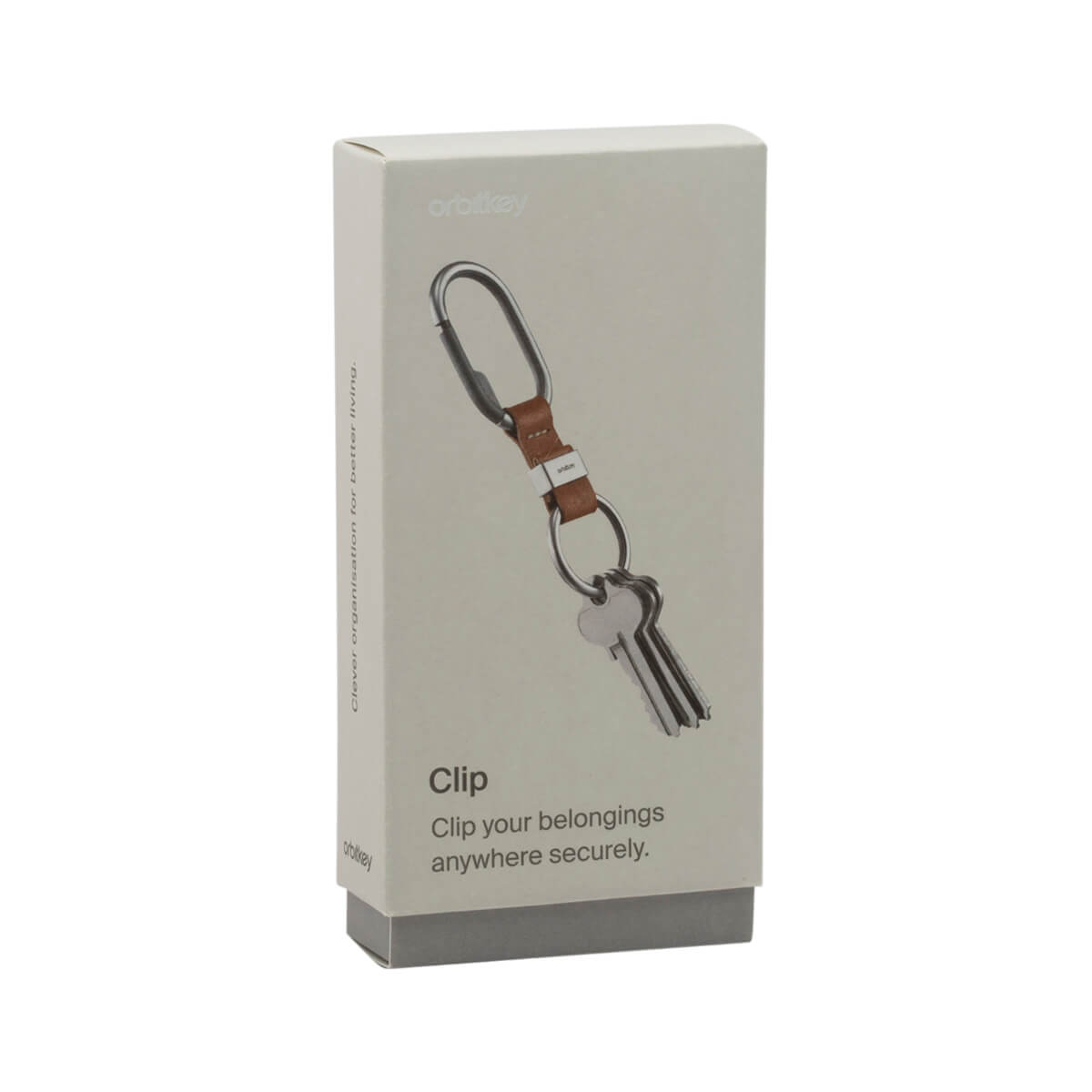 Key Organiser Clip - Tan
