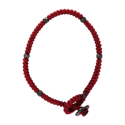 Snake Knot Bracelet Claret Red