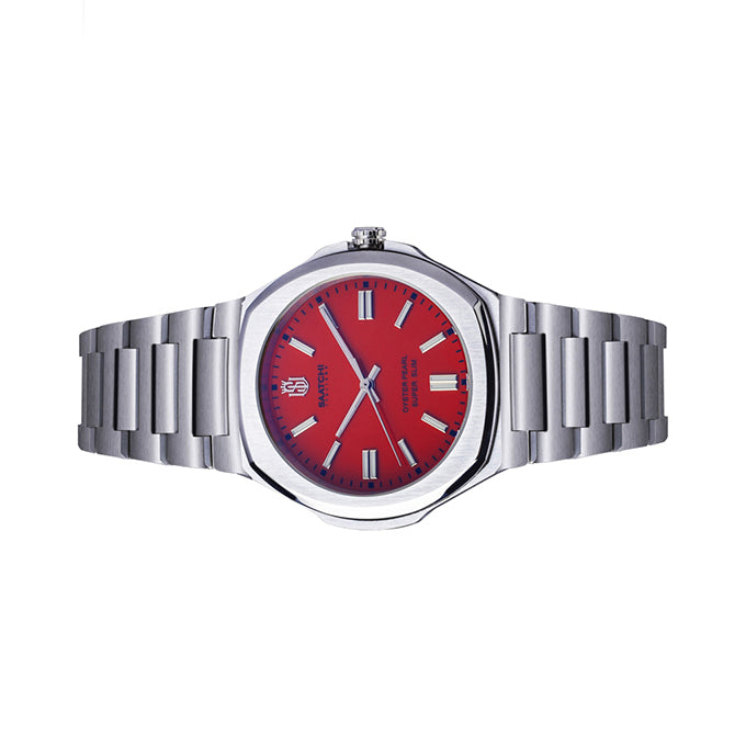 Saatchi Oyster Pearl Coral Red