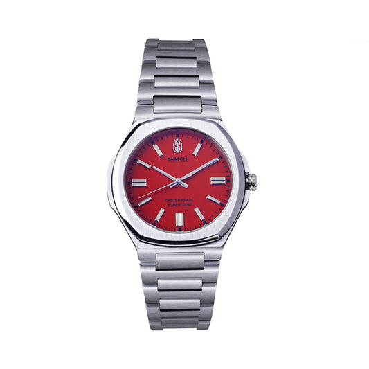 Saatchi Oyster Pearl Coral Red