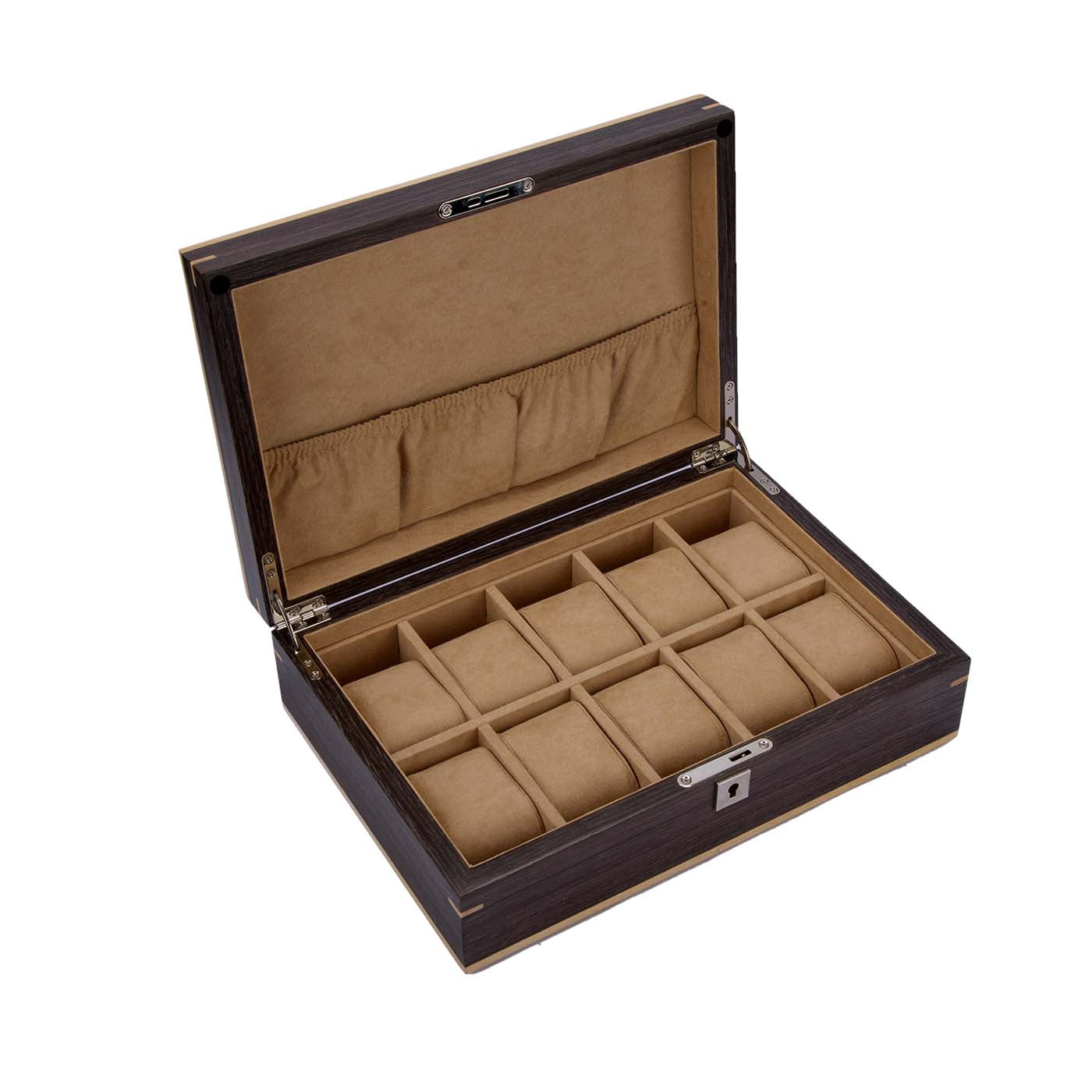 10 Slots Wooden Watch box