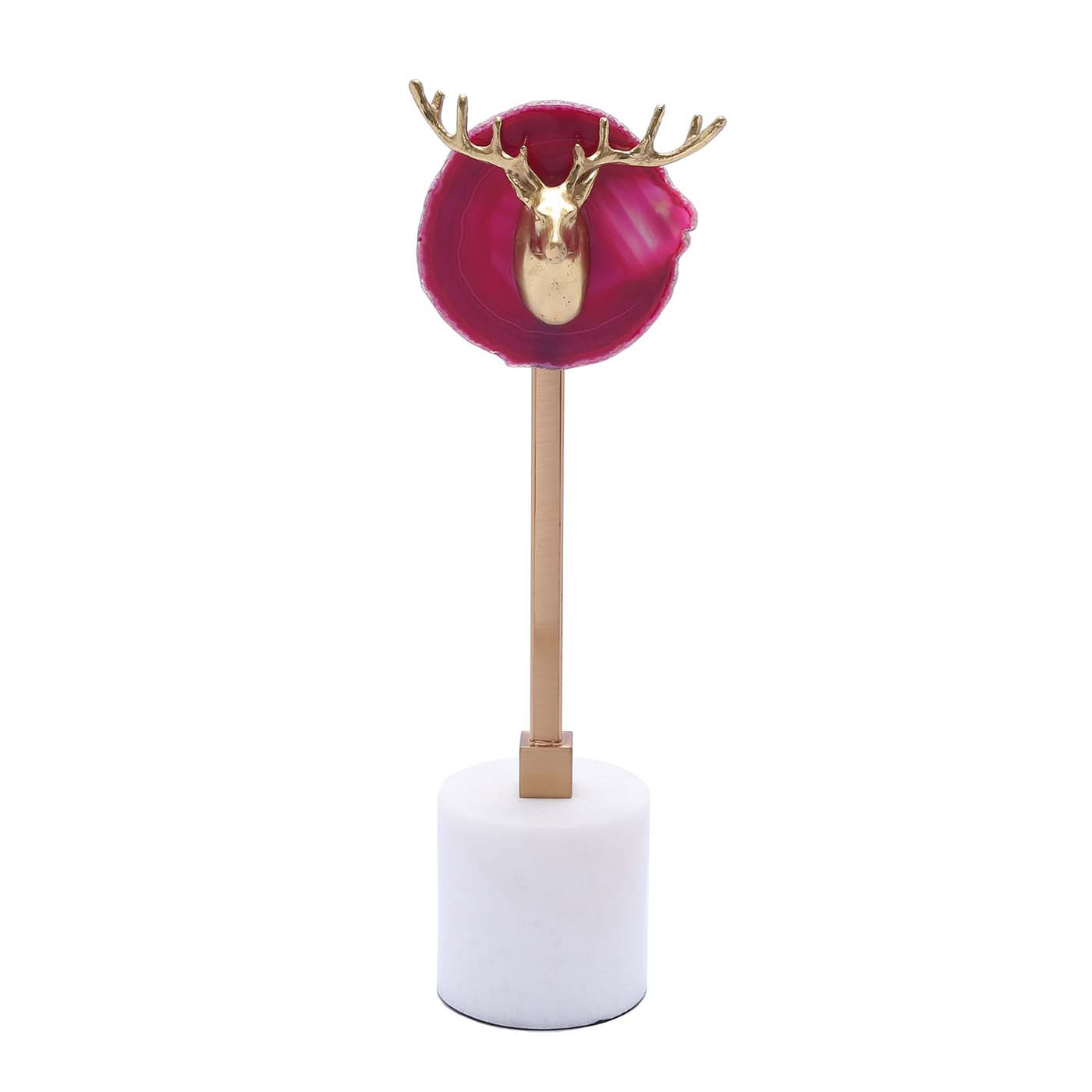 Red Dear Head Decor